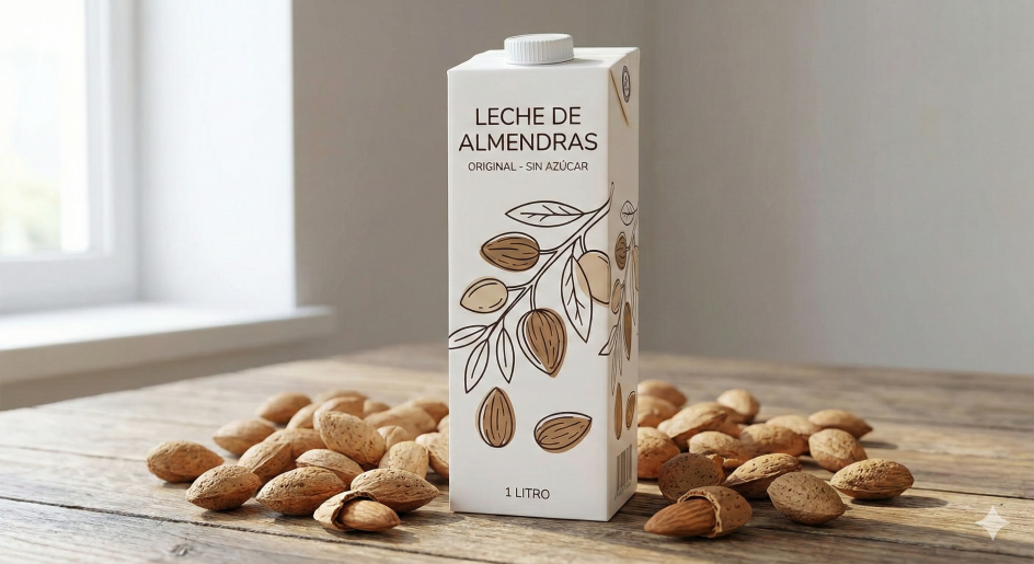 Leche de Almendras Sin Azúcar 1L